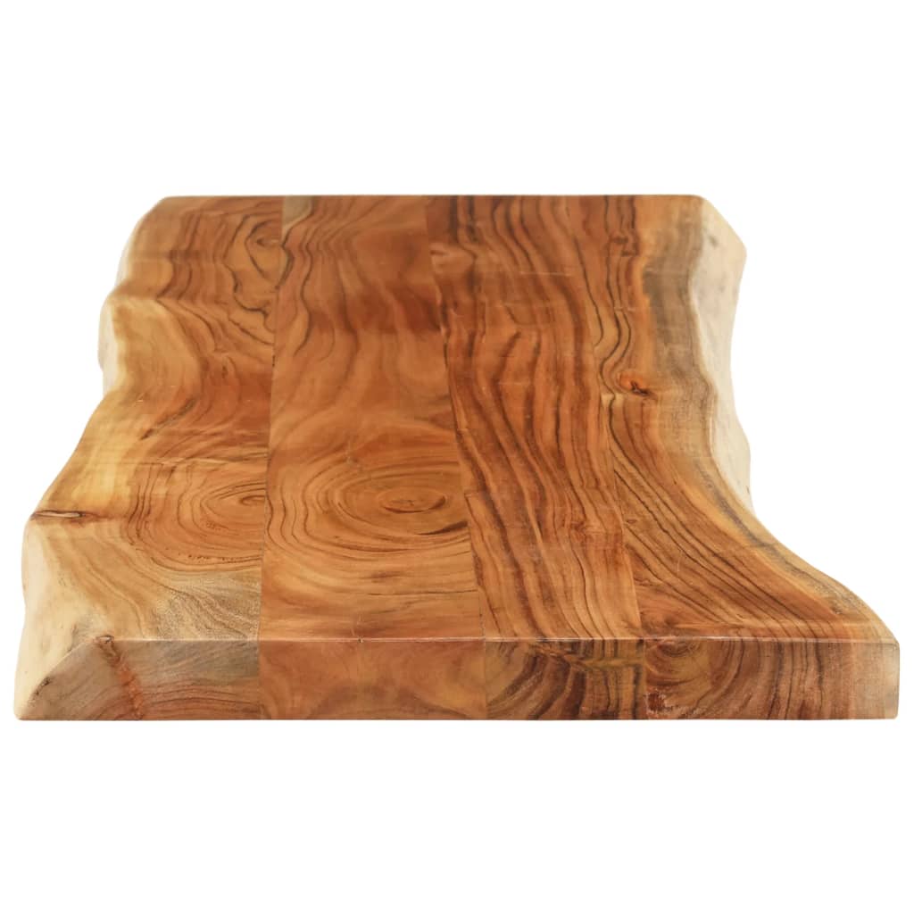 bordplade 140x40x3,8 cm rektangulær massivt akacietræ