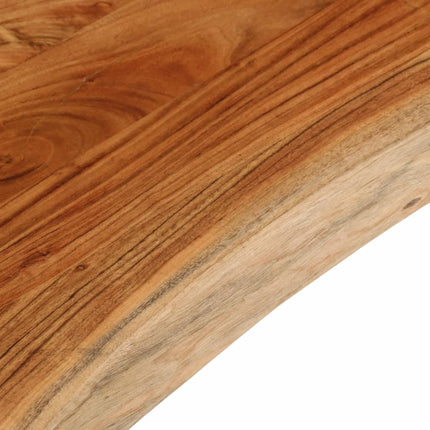 bordplade 140x40x3,8 cm rektangulær massivt akacietræ