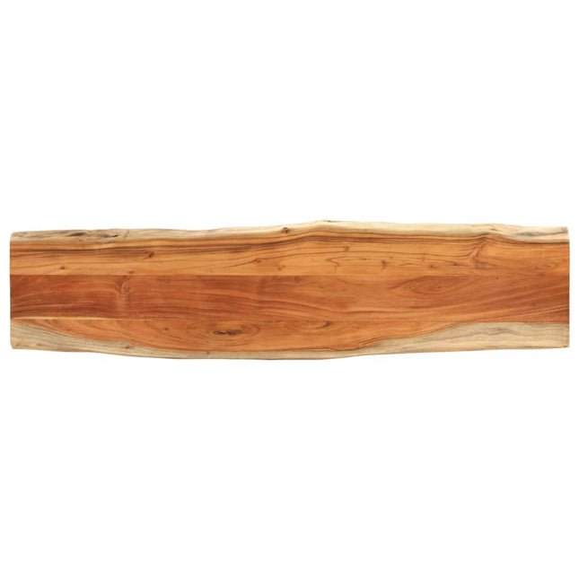 bordplade 160x40x3,8 cm rektangulær massivt akacietræ