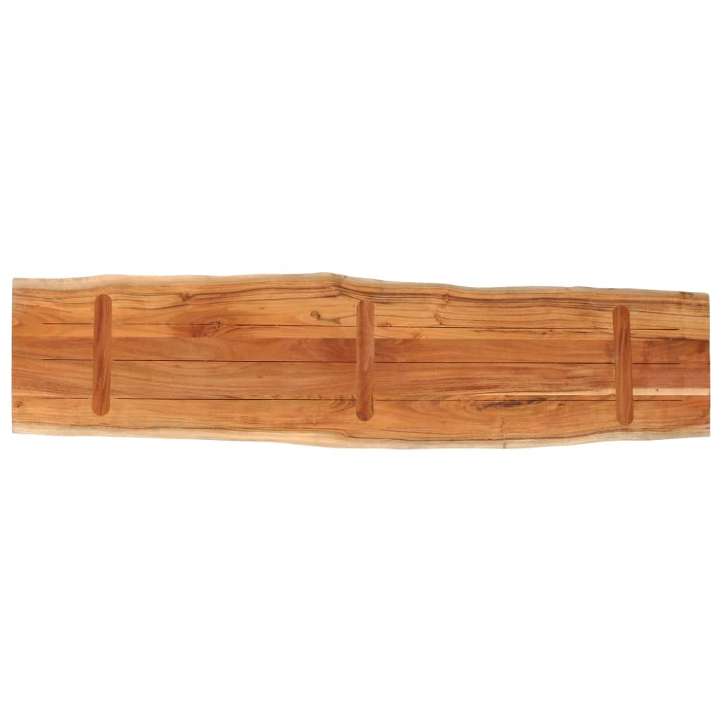 bordplade 160x40x3,8 cm rektangulær massivt akacietræ