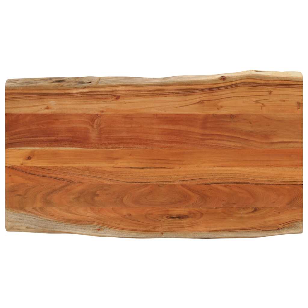 bordplade 100x60x3,8 cm rektangulr massivt akacietr
