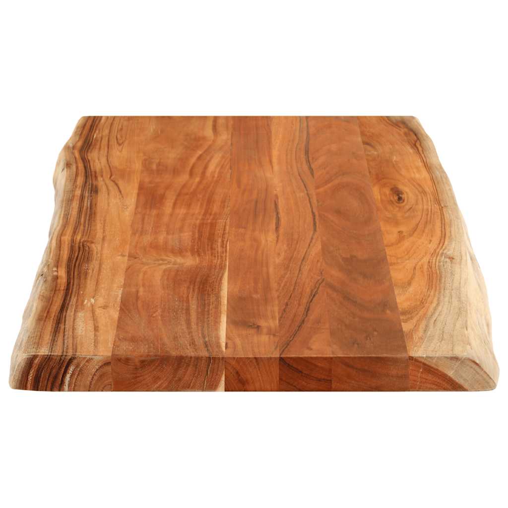 bordplade 100x60x3,8 cm rektangulær massivt akacietræ