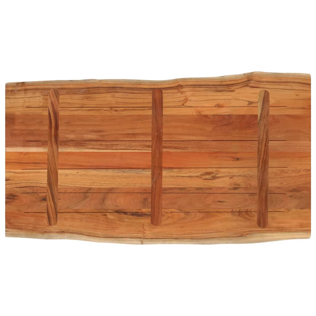 bordplade 120x60x3,8 cm rektangulær massivt akacietræ