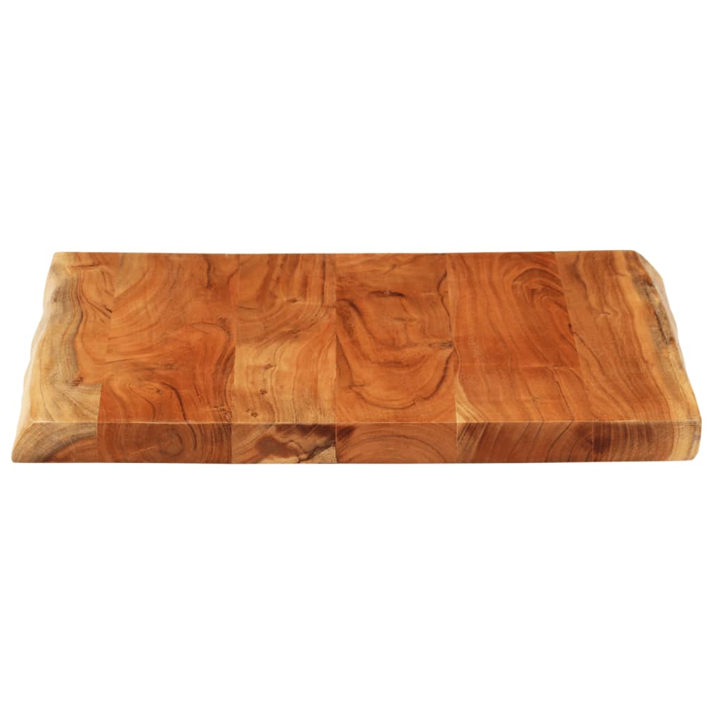bordplade 140x40x3,8 cm rektangulær massivt akacietræ