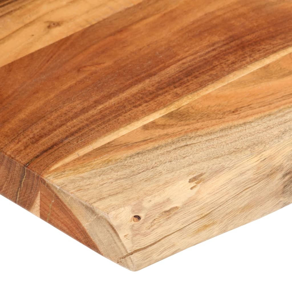 bordplade 90x80x3,8 cm rektangulær massivt akacietræ