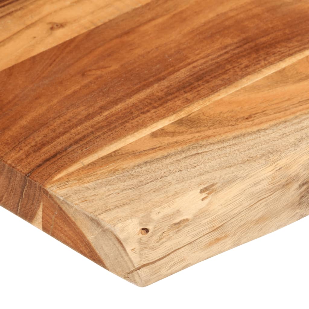 bordplade 100x80x3,8 cm rektangulær massivt akacietræ