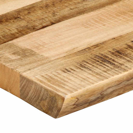 bordplade 100x40x2,5 cm naturlig kant massivt ru mangotræ
