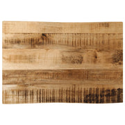 bordplade 70x40x3,8 cm naturlig kant massivt ru mangotræ