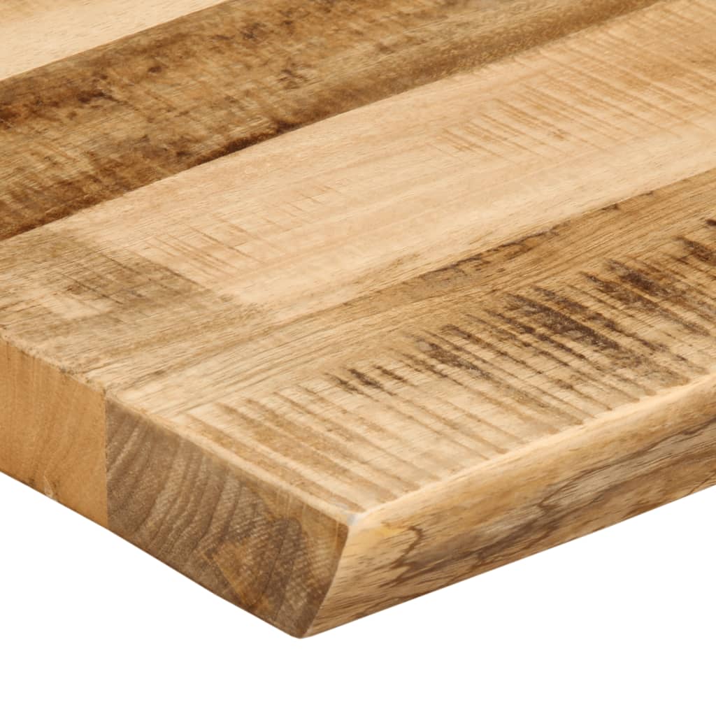 bordplade 70x40x3,8 cm naturlig kant massivt ru mangotræ