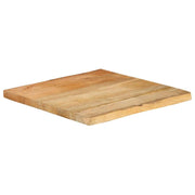bordplade 40x40x2,5 cm naturlig kant massivt mangotræ