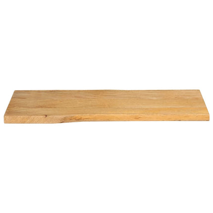 bordplade 100x40x2,5 cm naturlig kant massivt mangotræ