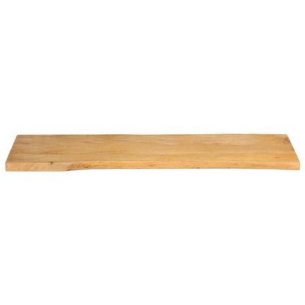 bordplade 110x40x2,5 cm naturlig kant massivt mangotræ