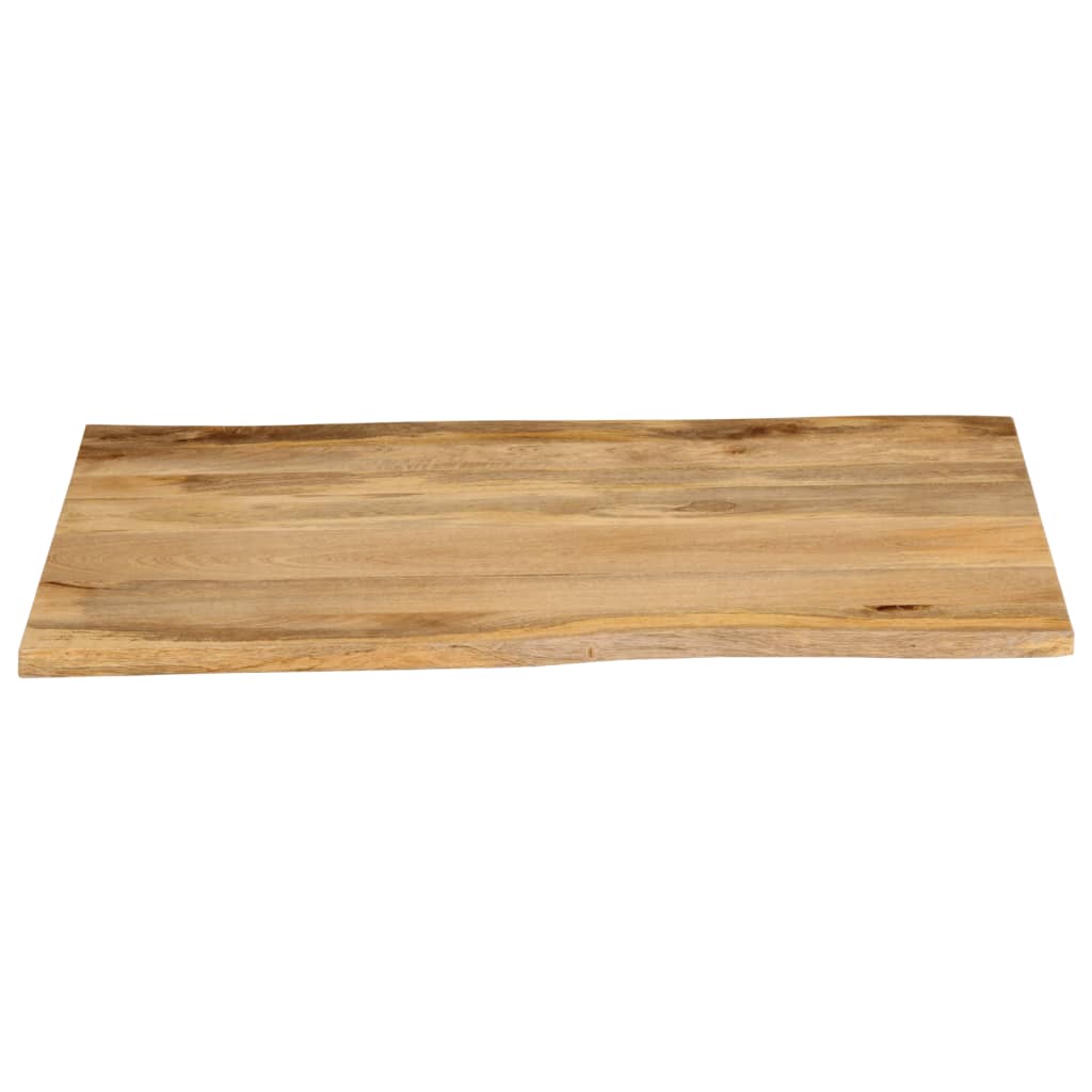 bordplade 110x80x2,5 cm naturlig kant massivt mangotræ