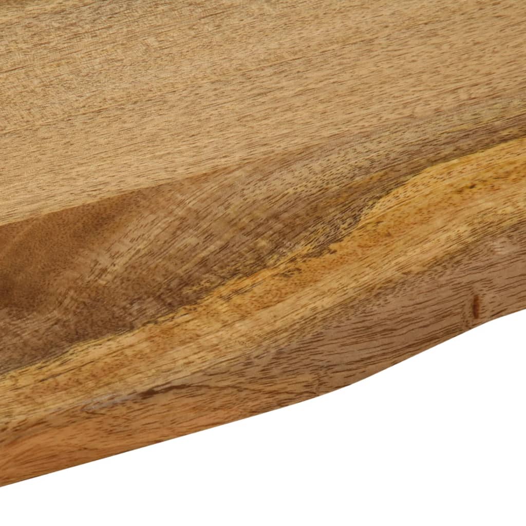bordplade 110x80x2,5 cm naturlig kant massivt mangotræ