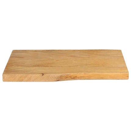 bordplade 50x40x3,8 cm naturlig kant massivt mangotræ