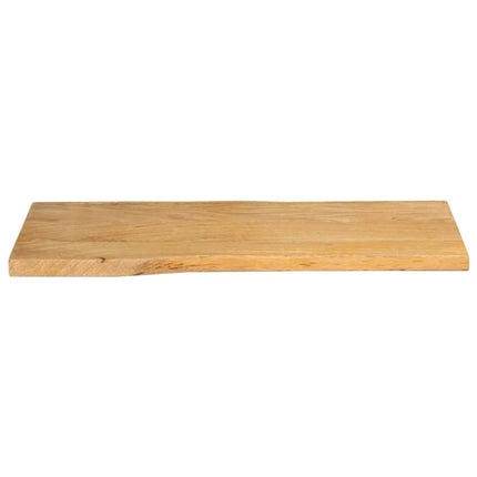 bordplade 100x40x3,8 cm naturlig kant massivt mangotræ