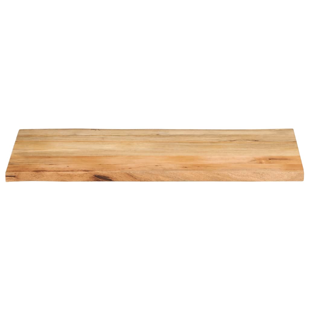 bordplade 110x60x3,8 cm naturlig kant massivt mangotræ