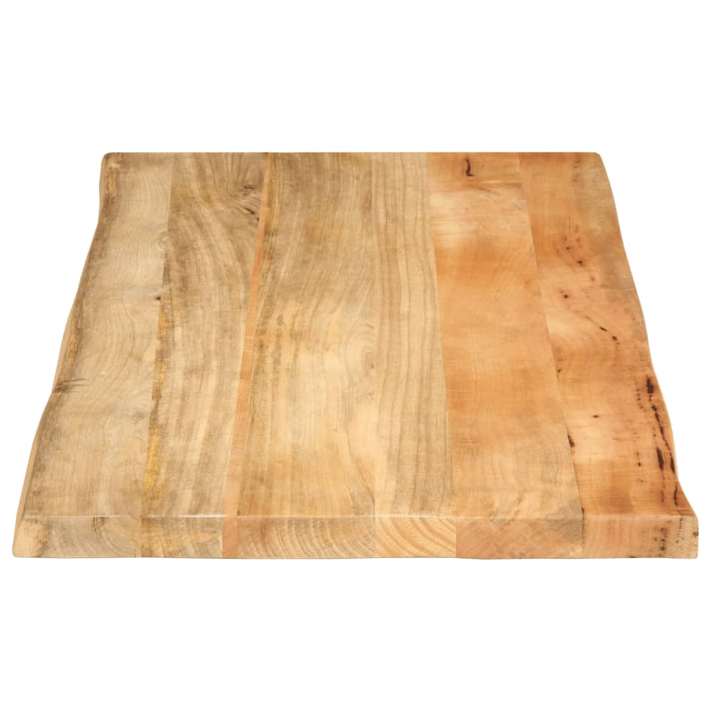bordplade 110x60x3,8 cm naturlig kant massivt mangotræ