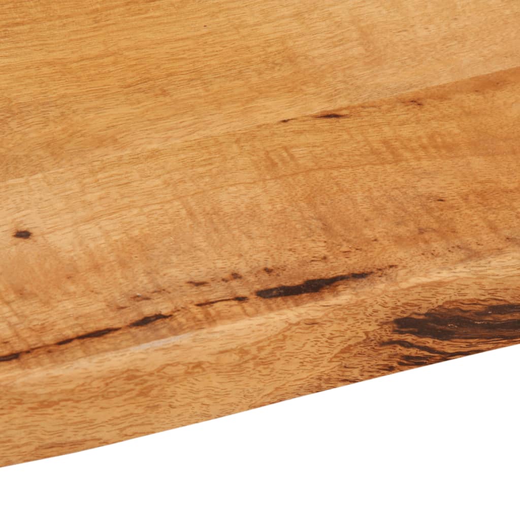 bordplade 110x60x3,8 cm naturlig kant massivt mangotræ