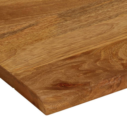 bordplade 100x80x2,5 cm naturlig kant massivt mangotræ
