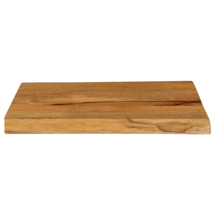 bordplade 60x40x3,8 cm naturlig kant massivt mangotræ