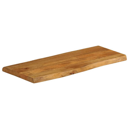 bordplade 80x40x3,8 cm naturlig kant massivt mangotræ