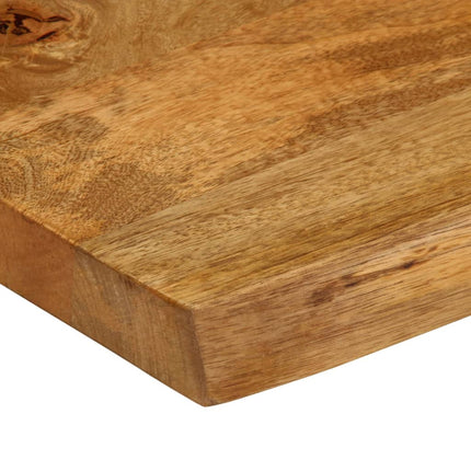 bordplade 80x40x3,8 cm naturlig kant massivt mangotræ
