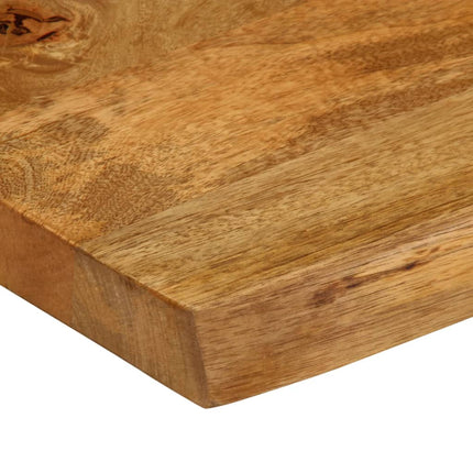 bordplade 90x40x3,8 cm naturlig kant massivt mangotræ