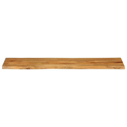 bordplade 160x40x3,8 cm naturlig kant massivt mangotræ