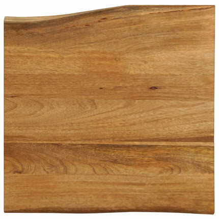 bordplade 60x60x3,8 cm naturlig kant massivt mangotræ