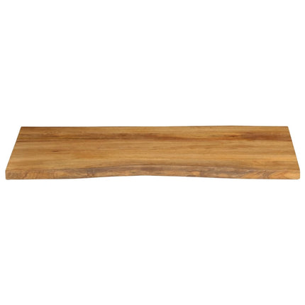 bordplade 110x60x3,8 cm naturlig kant massivt mangotræ