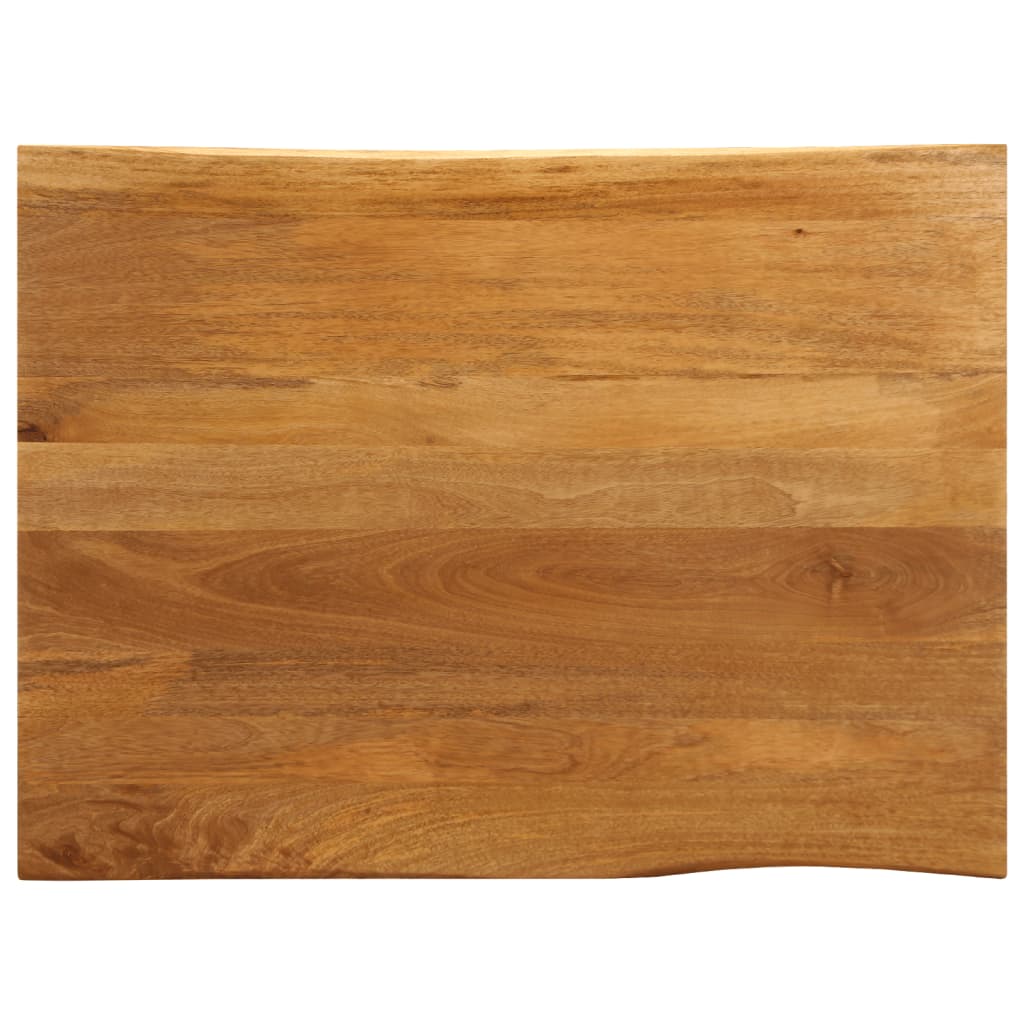 bordplade 110x80x3,8 cm naturlig kant massivt mangotr