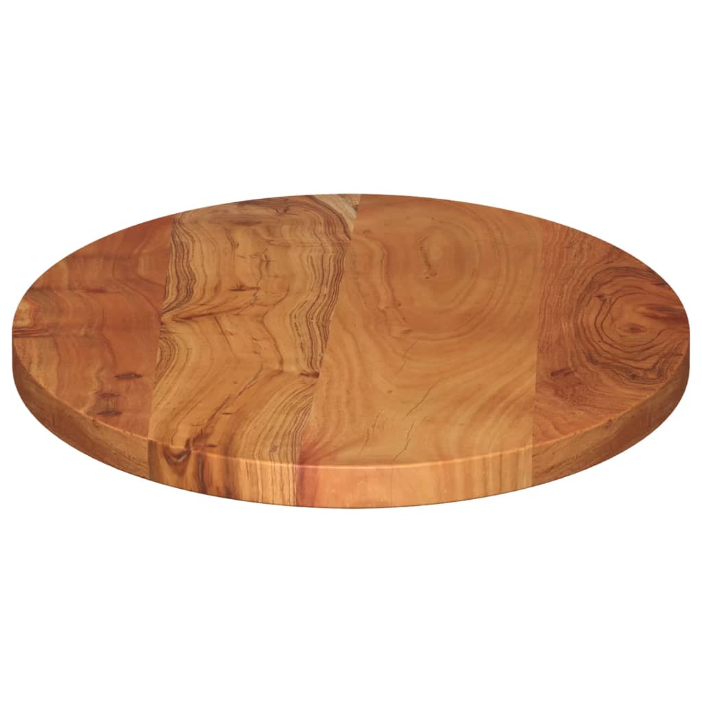 bordplade 140x50x2,5 cm oval massivt akacietræ
