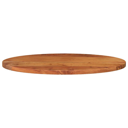 bordplade 90x40x3,8 cm oval massivt akacietræ