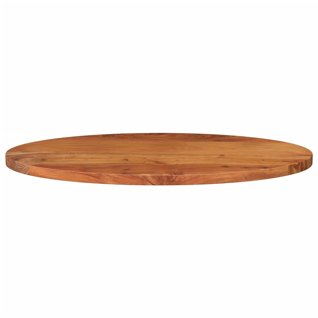 bordplade 100x40x3,8 cm oval massivt akacietræ
