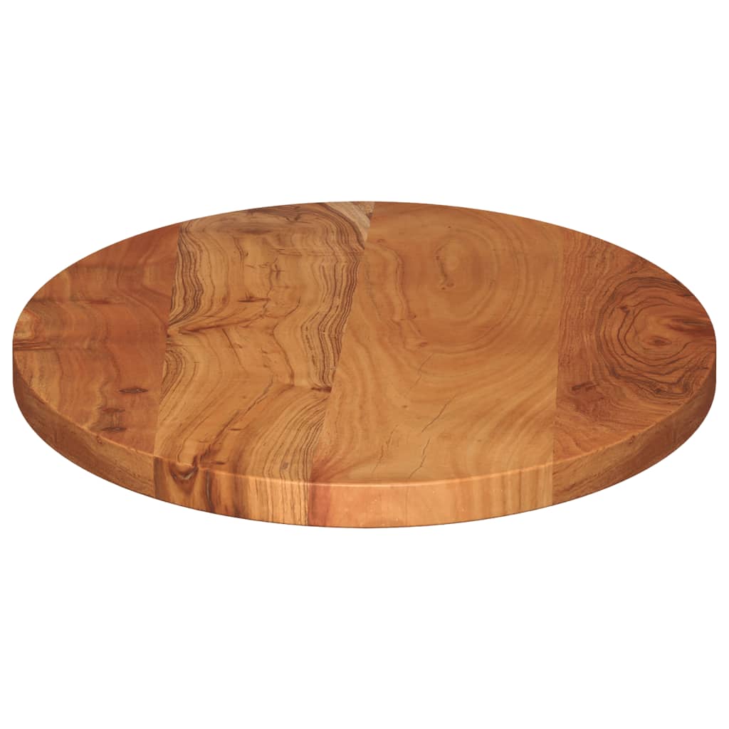bordplade 100x50x3,8 cm oval massivt akacietræ