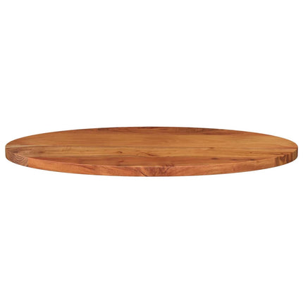 bordplade 120x60x3,8 cm oval massivt akacietræ