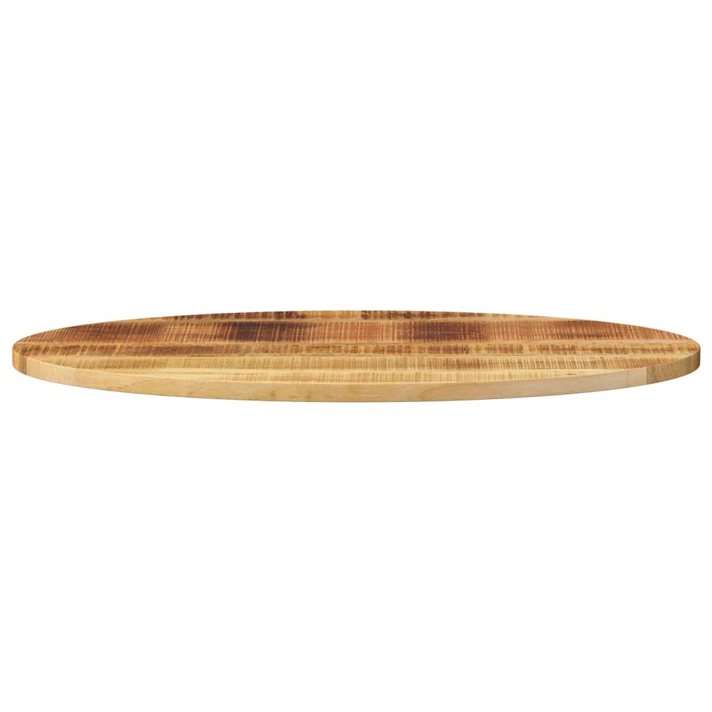 bordplade 90x40x2,5 cm oval massivt mangotræ