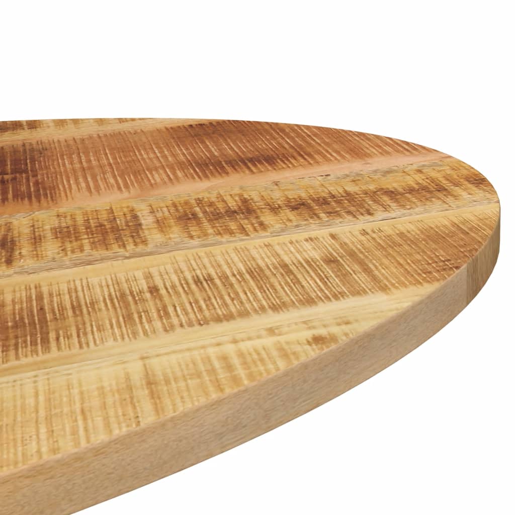 bordplade 90x40x2,5 cm oval massivt mangotræ