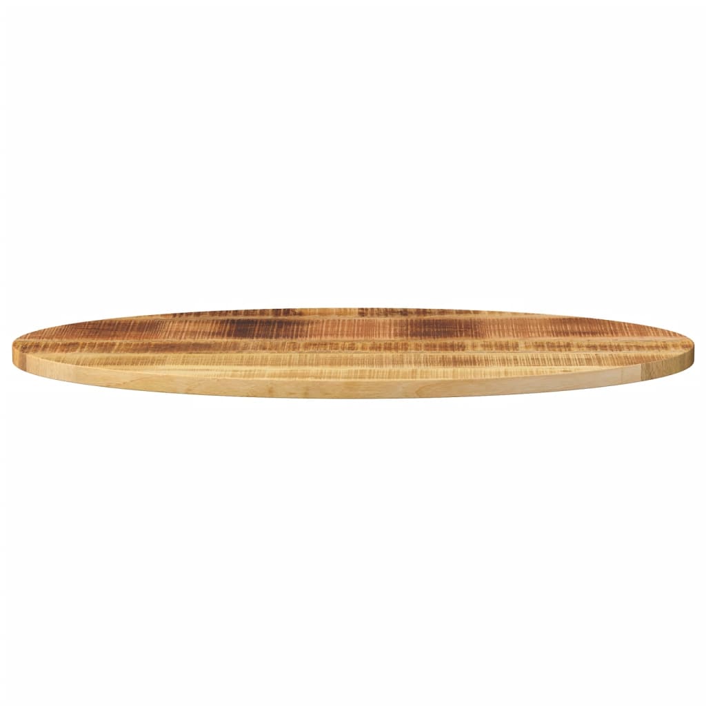 bordplade 100x40x2,5 cm oval massivt mangotræ