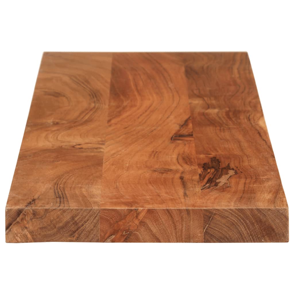 bordplade 110x30x2,5 cm rektangulær massivt akacietræ