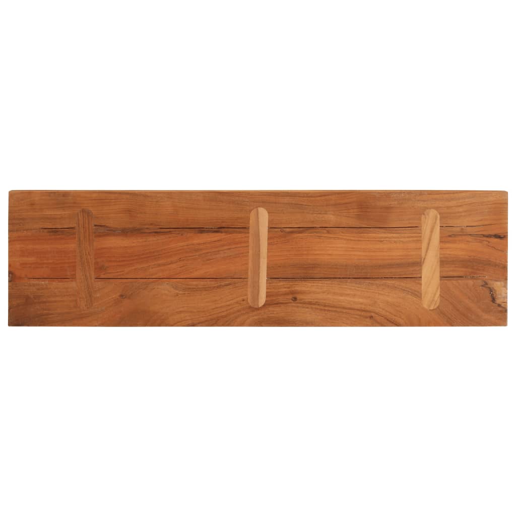 bordplade 110x30x2,5 cm rektangulær massivt akacietræ
