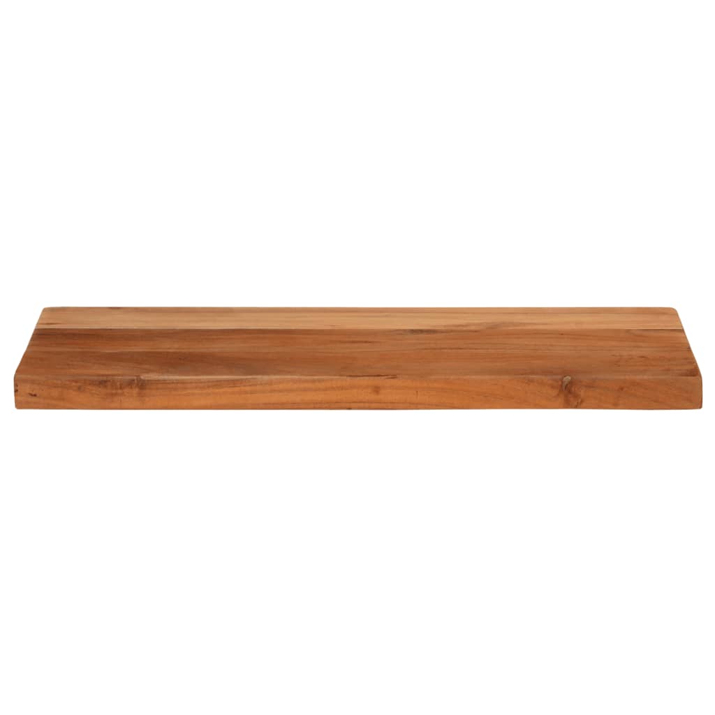 bordplade 60x40x2,5 cm rektangulær massivt akacietræ