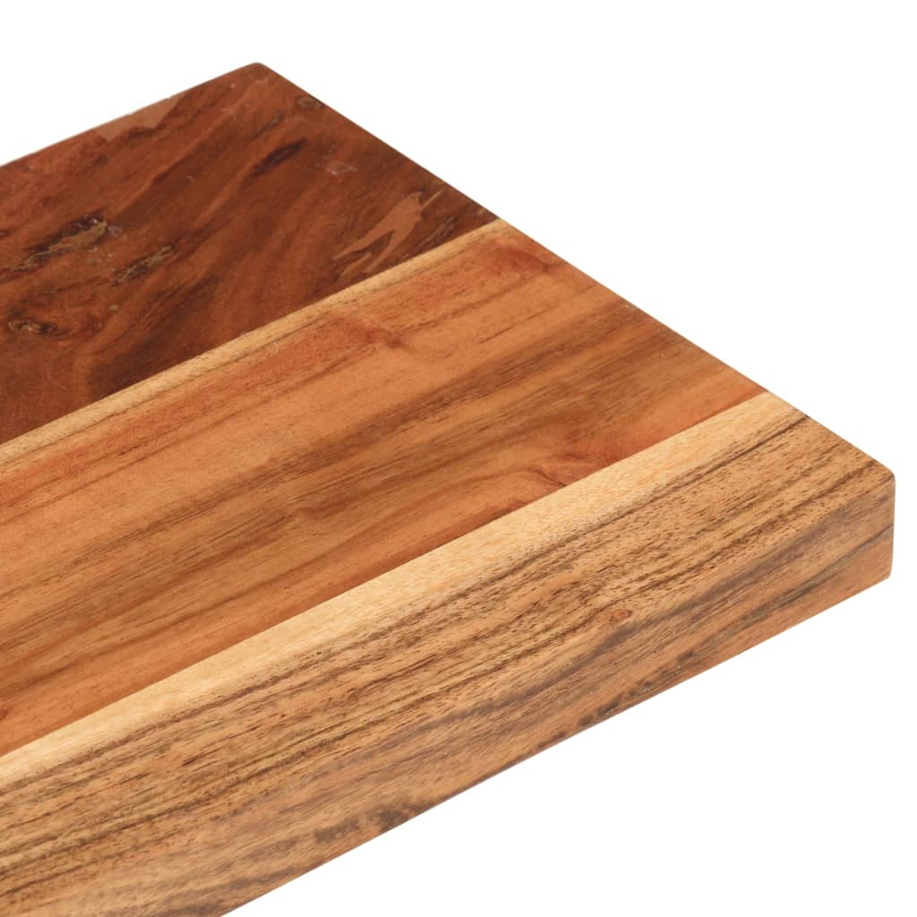 bordplade 60x40x2,5 cm rektangulær massivt akacietræ