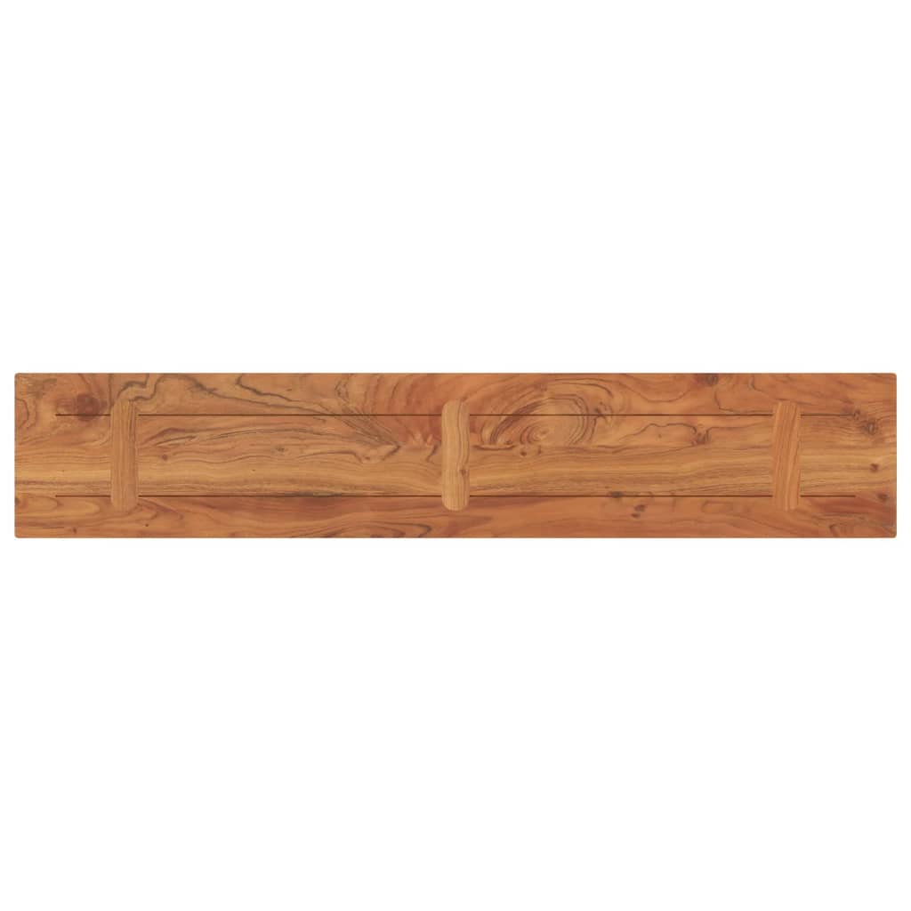 bordplade 140x40x2,5 cm rektangulær massivt akacietræ