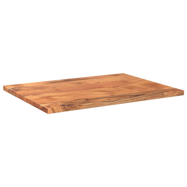 bordplade 90x50x2,5 cm rektangulær massivt akacietræ