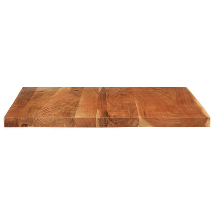 bordplade 110x80x2,5 cm rektangulær massivt akacietræ