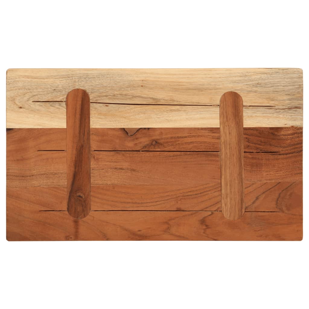 bordplade 60x30x3,8 cm rektangulær massivt akacietræ