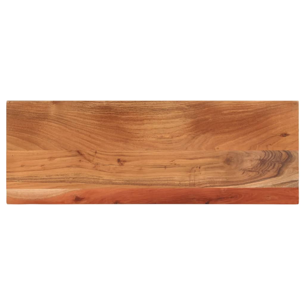 bordplade 90x30x3,8 cm rektangulær massivt akacietræ billede