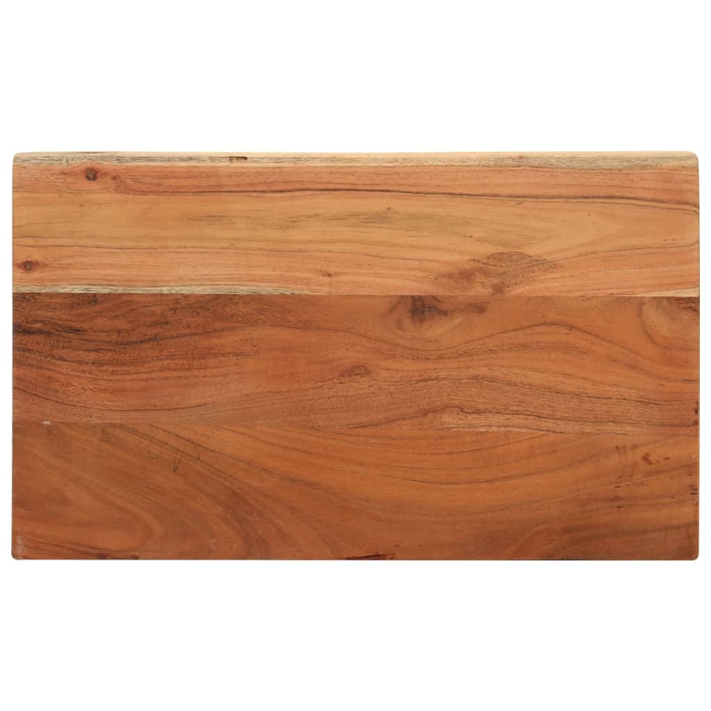 Rektangulær bordplade 50 × 40 × 3,8 cm - massivt akacietræ, natur